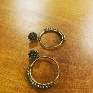 H.P. France Boutique: 10k gold hoop earring $40